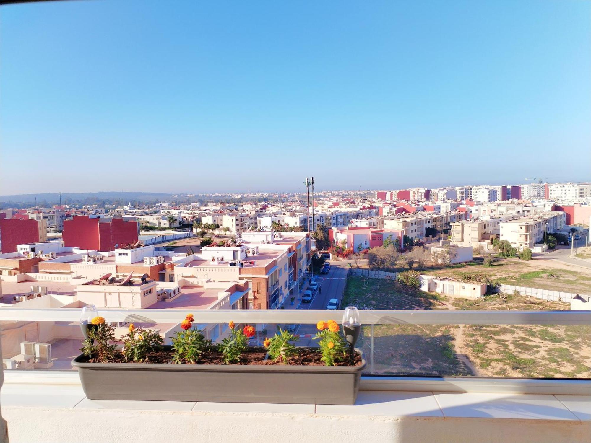 Large Sea View Studio Appartement Agadir Buitenkant foto