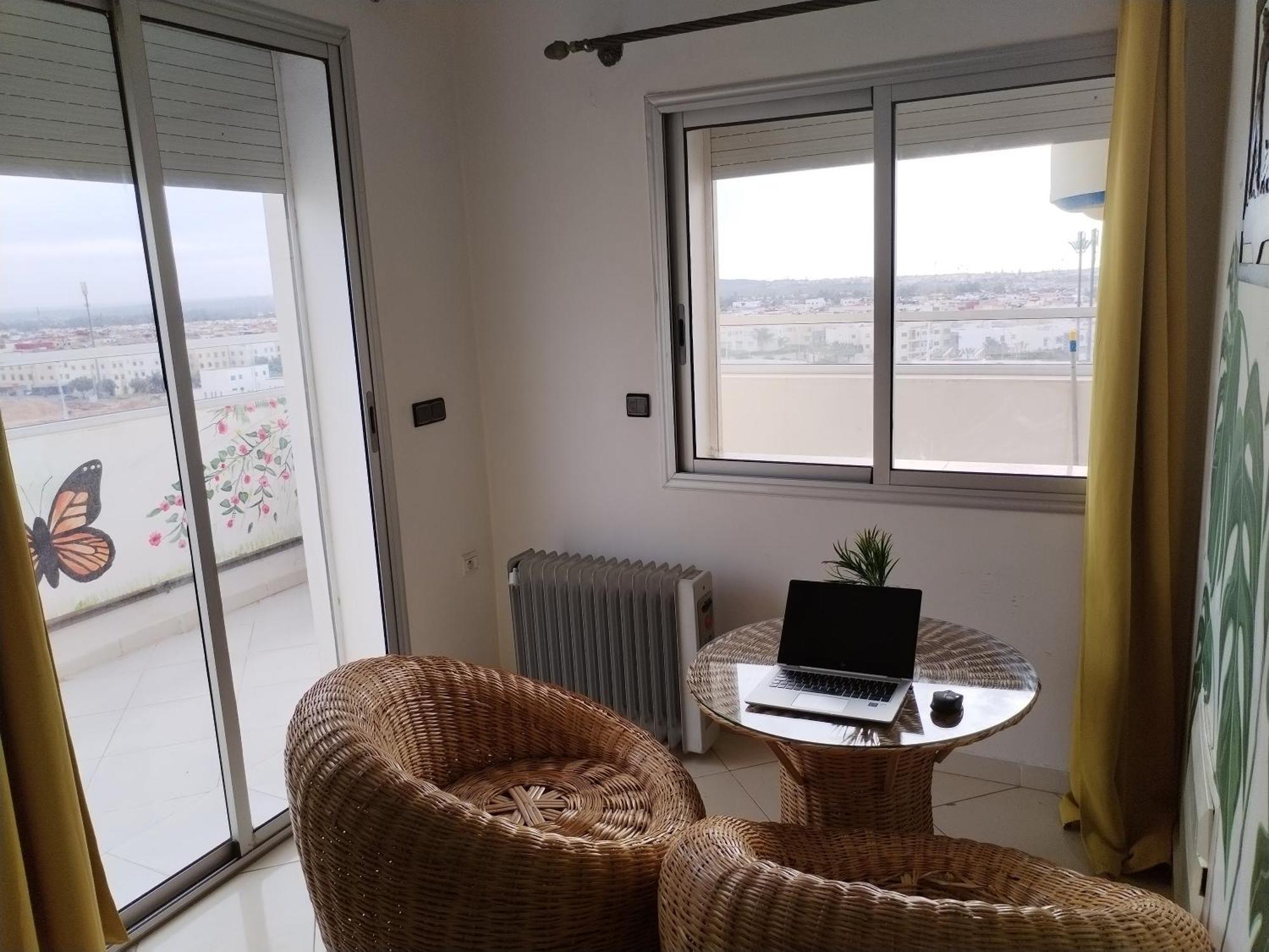 Large Sea View Studio Appartement Agadir Buitenkant foto